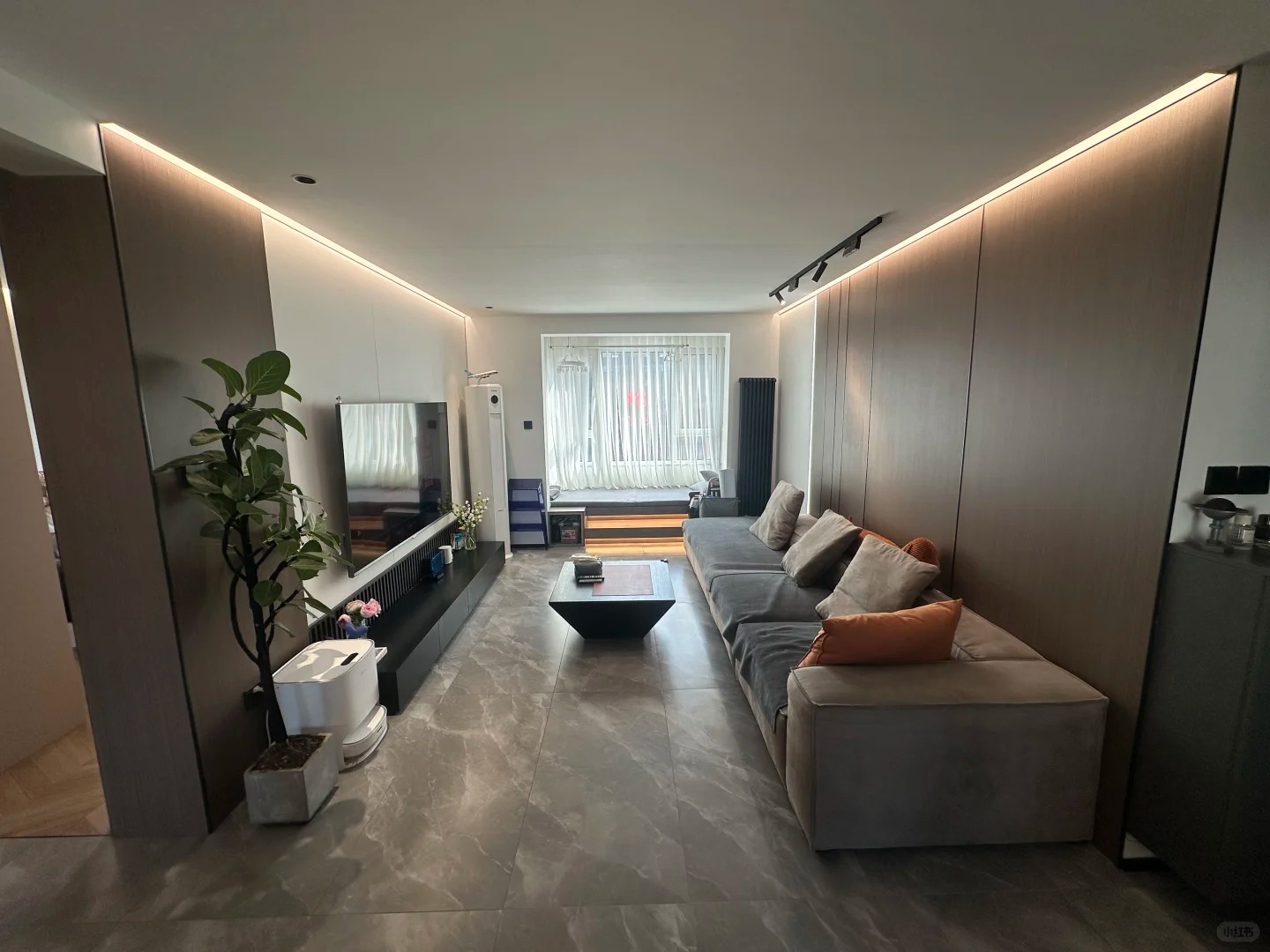 榆垡空港大两居：现代简约风格装修案例