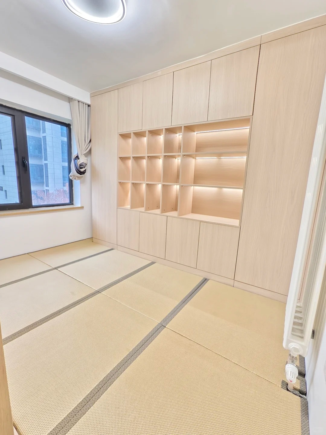 魏善庄中海云熙三居：动线重构与整墙收纳的家居焕新 配图 6