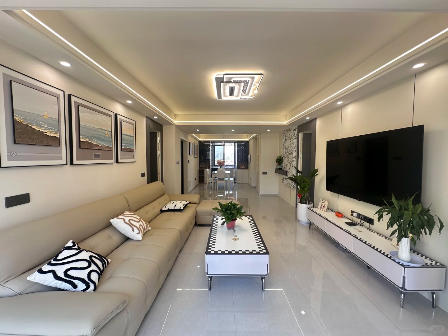 兴丰嘉园110㎡现代简约：清爽克制的空间焕新 配图 4