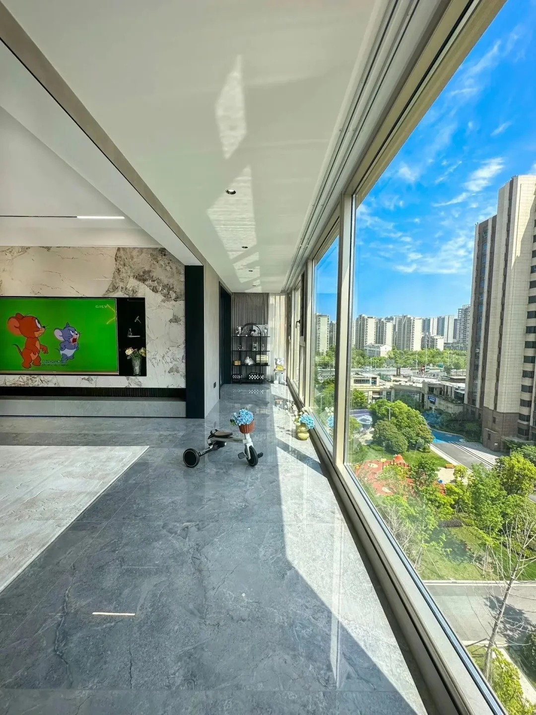 高米店200㎡婚房装修：4.2米层高Loft公寓的奢阔空间设计 配图 2